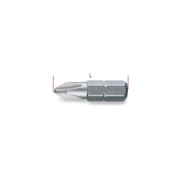 Beta Tools Cross Head Screwdriver Bit, PH1 8610205